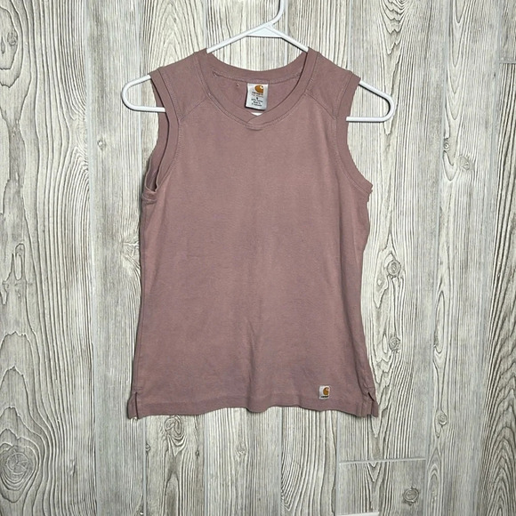 Women carhartt tank blush color size small - Picture 1 of 5